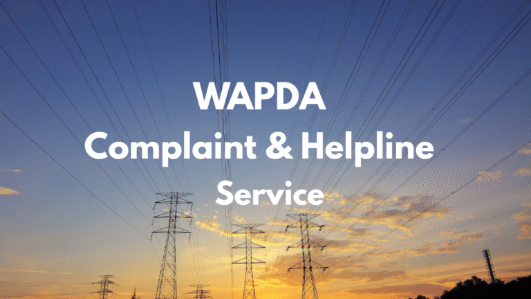 WAPDA Helpline
