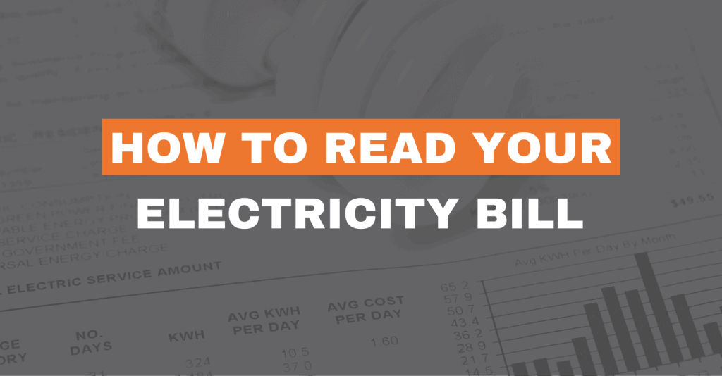 How to read Electricity bill